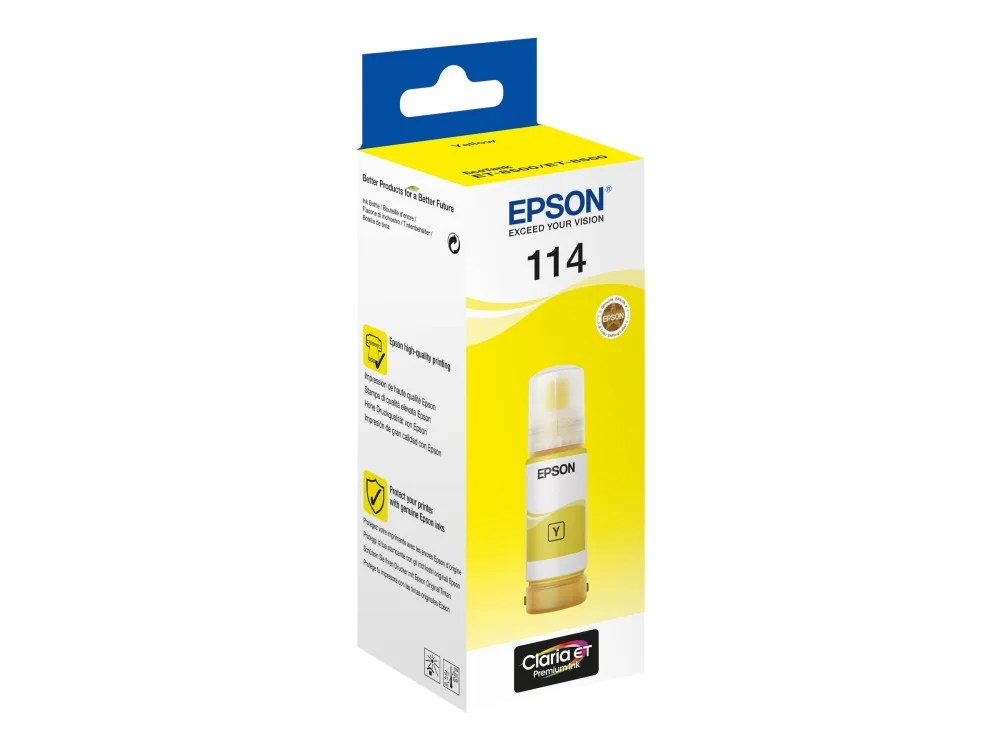 Epson Muste, Keltainen, 114 Bottle – Et8500/et-8550