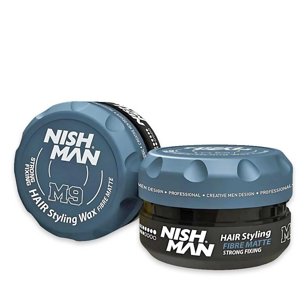 Nishman M9 Fibre Matte Wax - kuituvaha hiusten muotoiluun, 100 ml