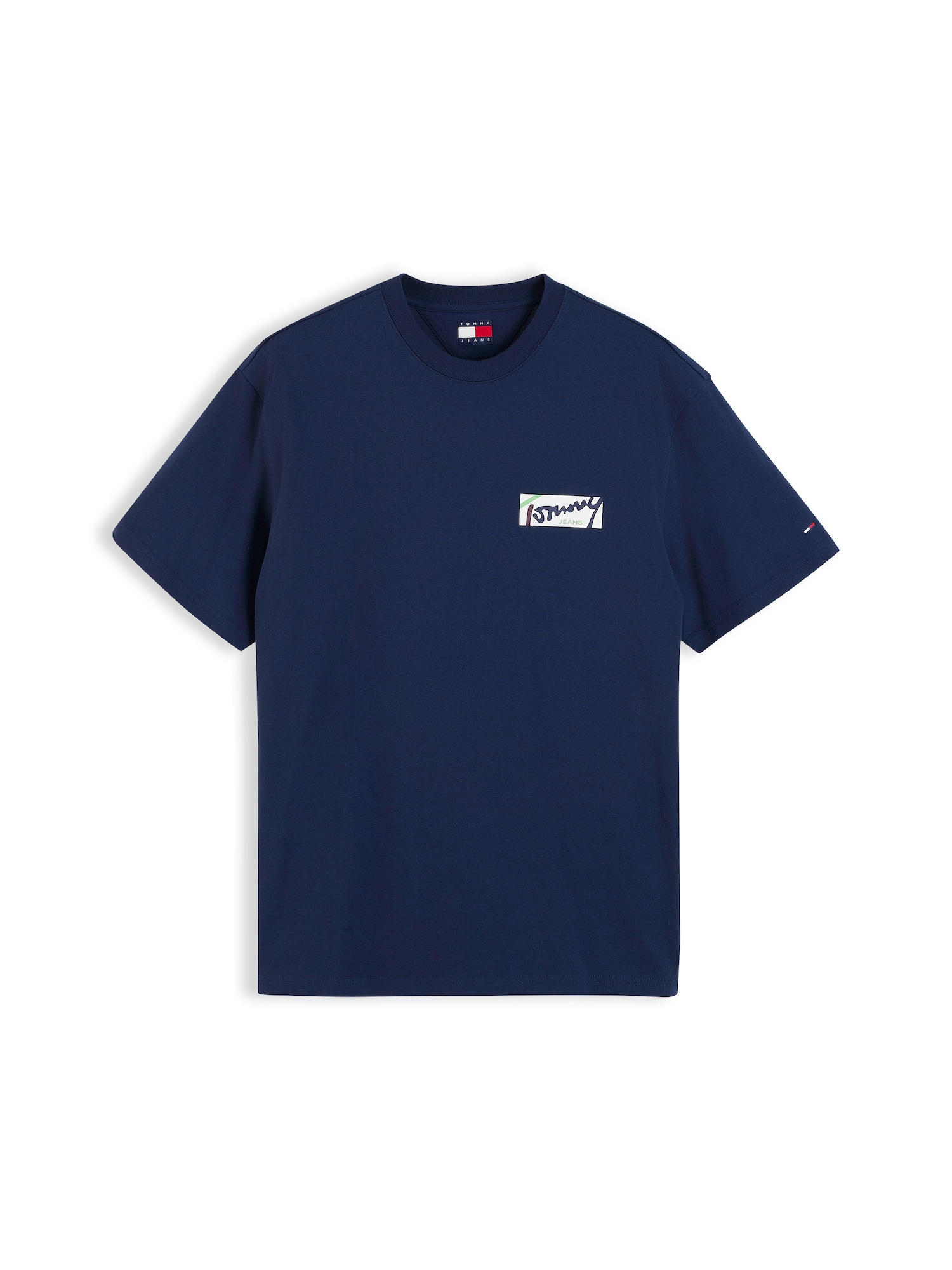 Tommy Jeans Paita laivastonsininen / suklaa / vihreä / valkoinen