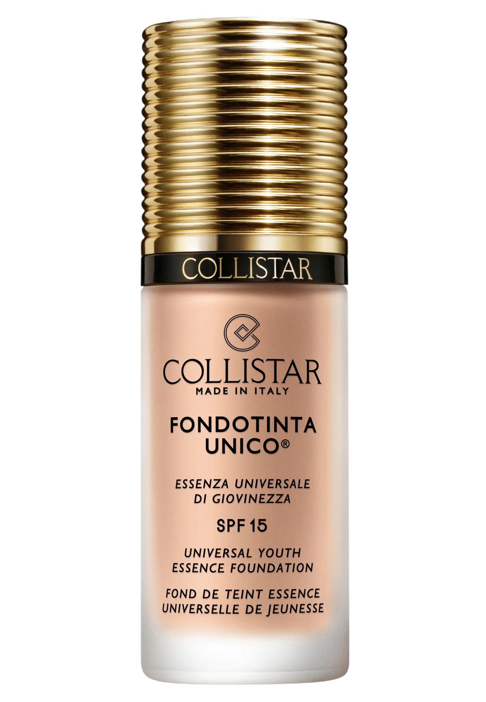 Collistar Unico, Matte, Nestemäinen meikkivoide, 3R, Roosa Beige, SPF 15, 30 ml