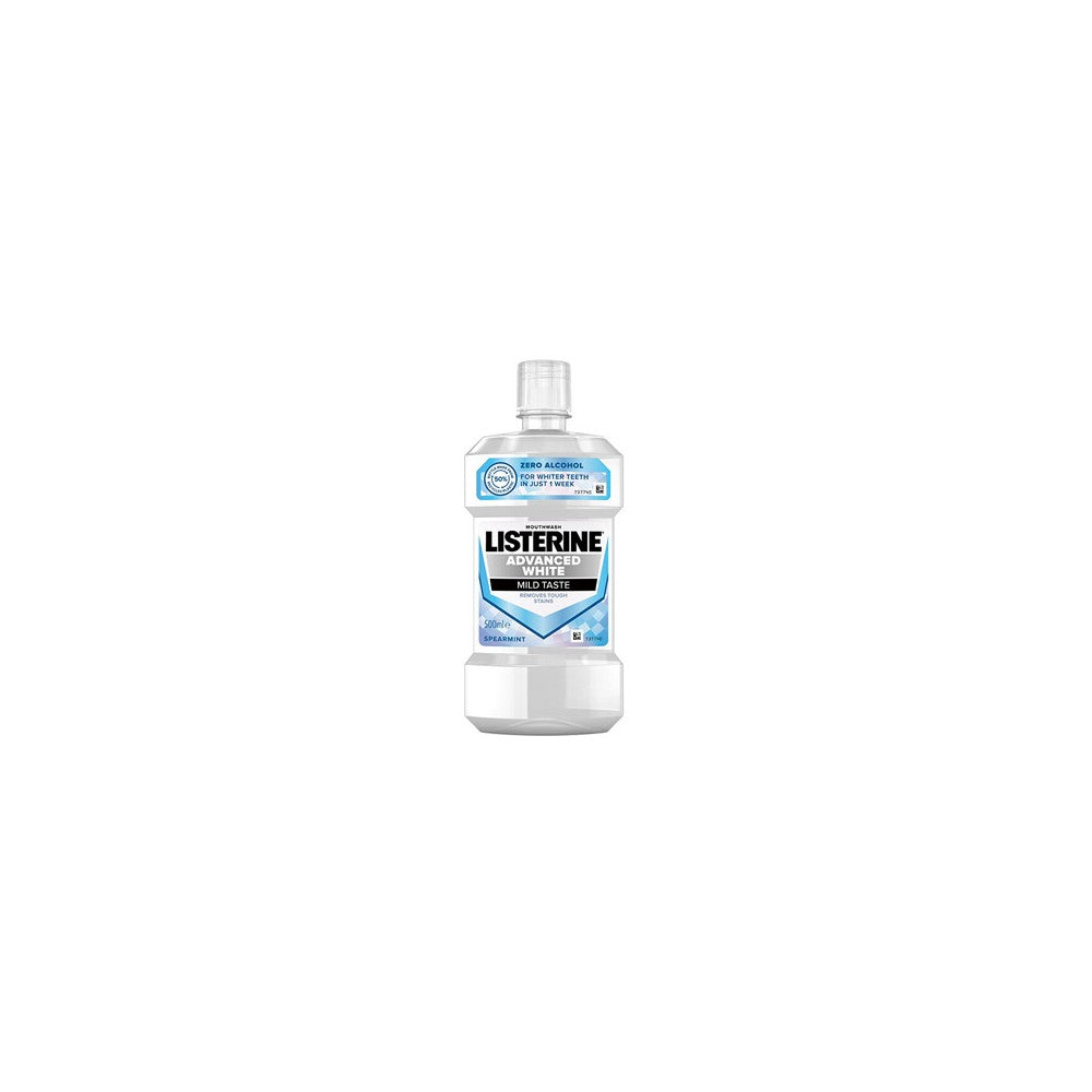 Listerine Suuvesi Advanced White Miedon maku 500ml — Suuvesi