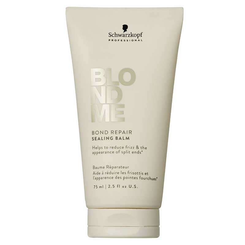 Schwarzkopf Ammattilainen Blondme Bond Repair Sealing Treatment Hoitoaine hiuksille pörröisyyttä vastaan 75 ml
