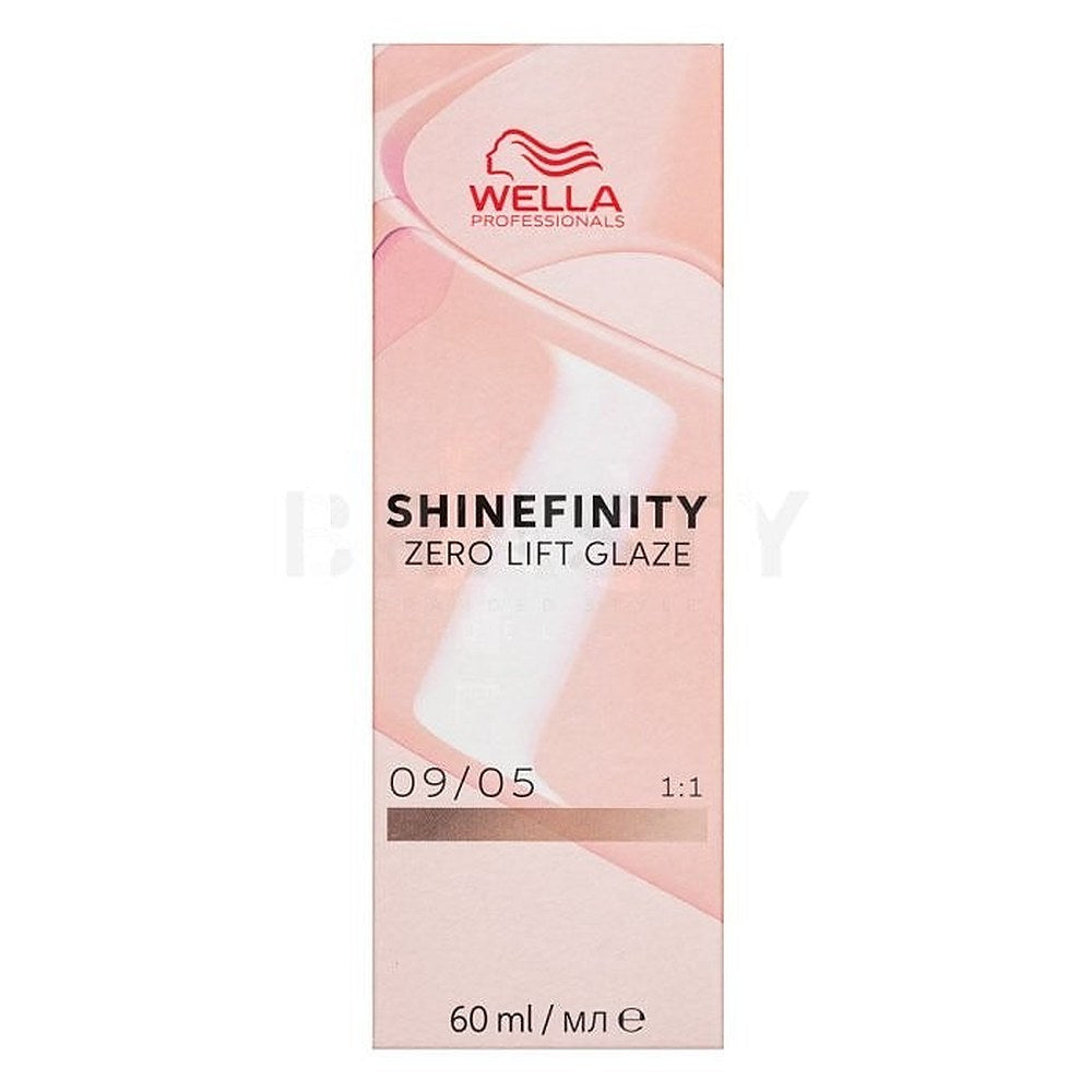 Wella Shinefinity Zero Lift Glaze Hiusväri 60ml 09/05 | Erittäin vaalea luonnollinen mahonki blondi
