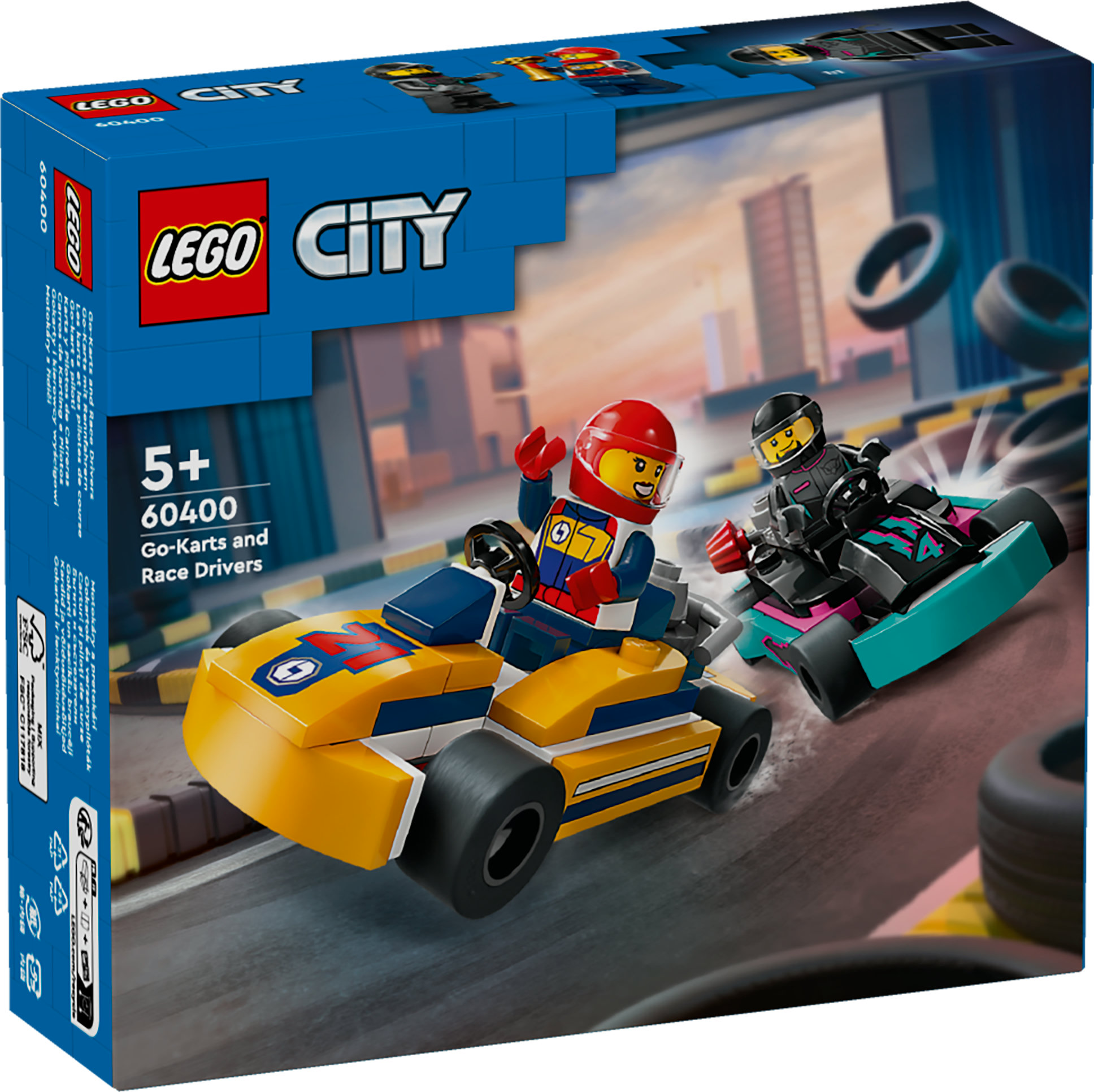 LEGO City Great Vehicles 60400  - Go-Kart-autot ja kilpakuljettajat