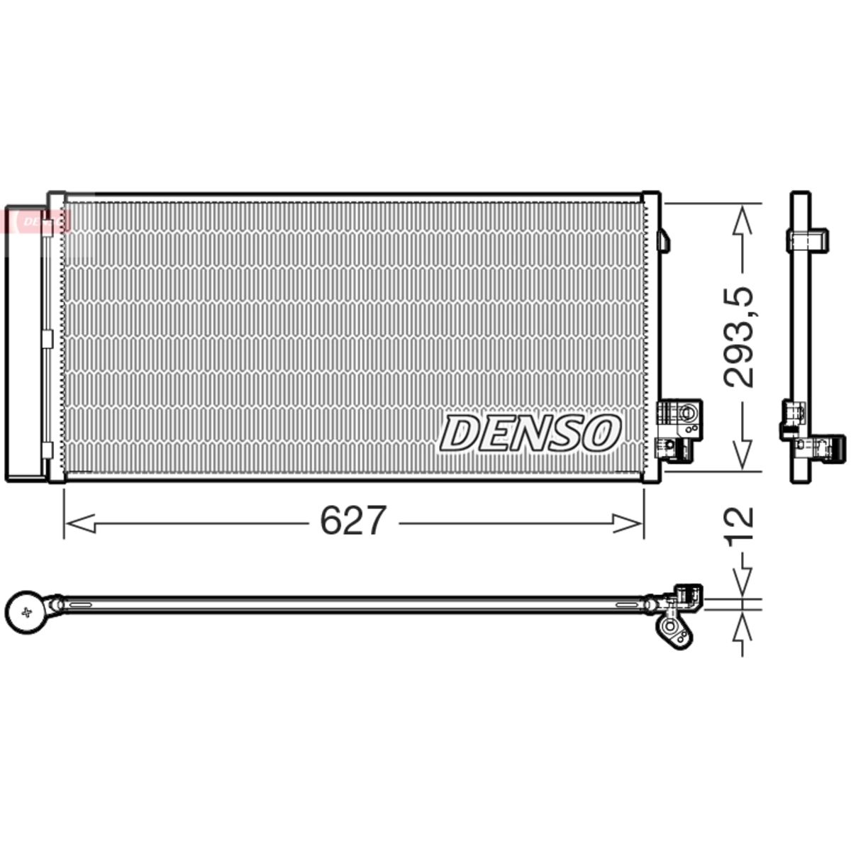 Lauhdutin, ilmastointilaite DENSO DCN05113