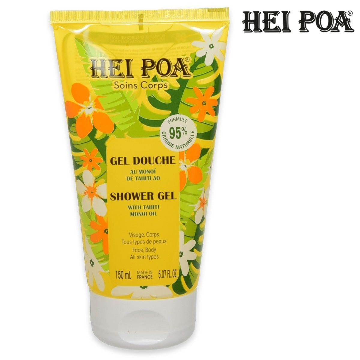Suihkugeeli Hei Poa Tahitin Monoi-öljyllä 150 ml