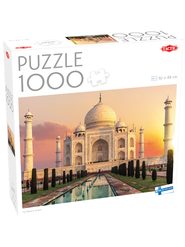 Tactic 1000 pcs puzzle: Taj Mahal at Sunset