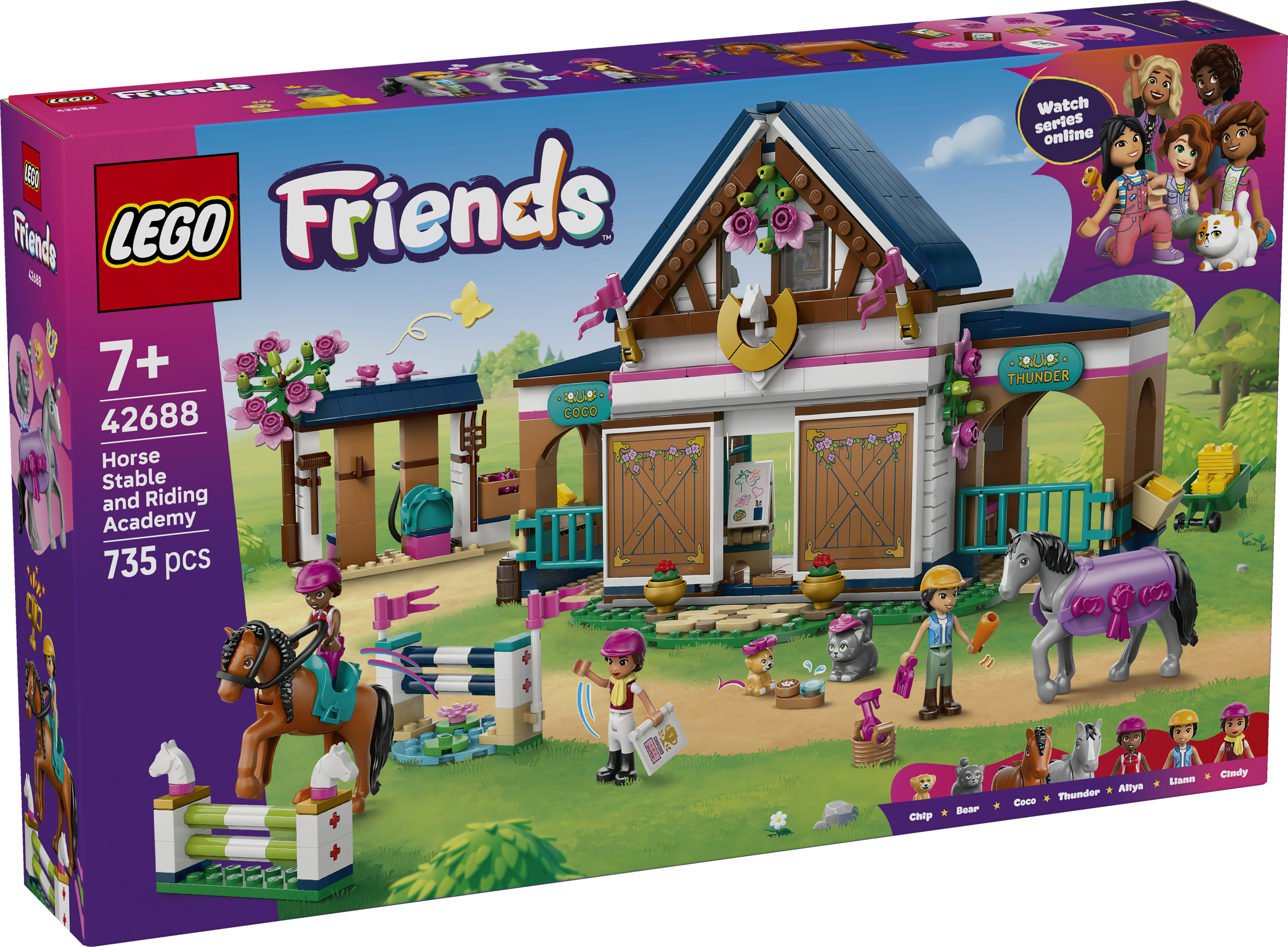 LEGO Friends 42688 Hevostalli ja ratsastuskoulu