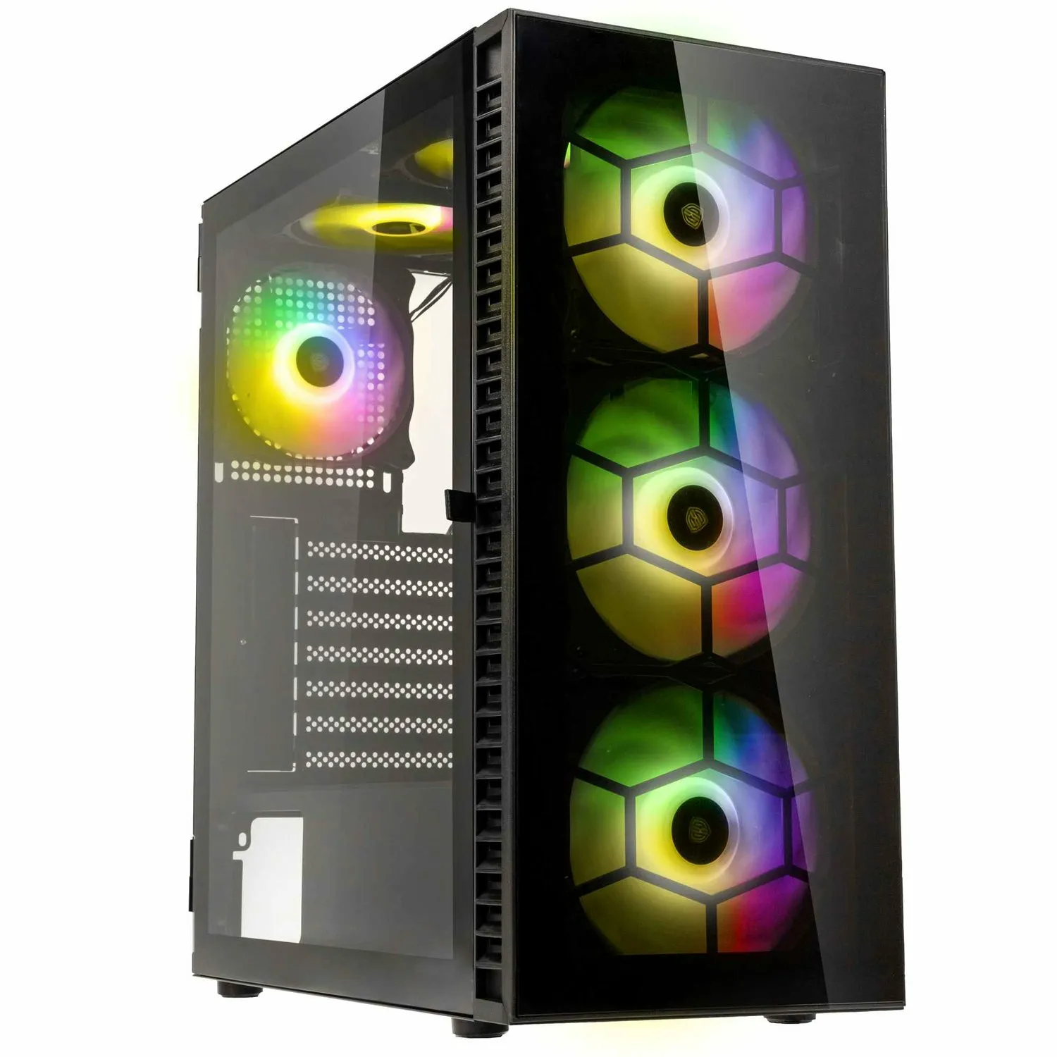 Kolink Observatory HF Glass ARGB Midi Tower Case - black - Kotelot - Desktop - Musta