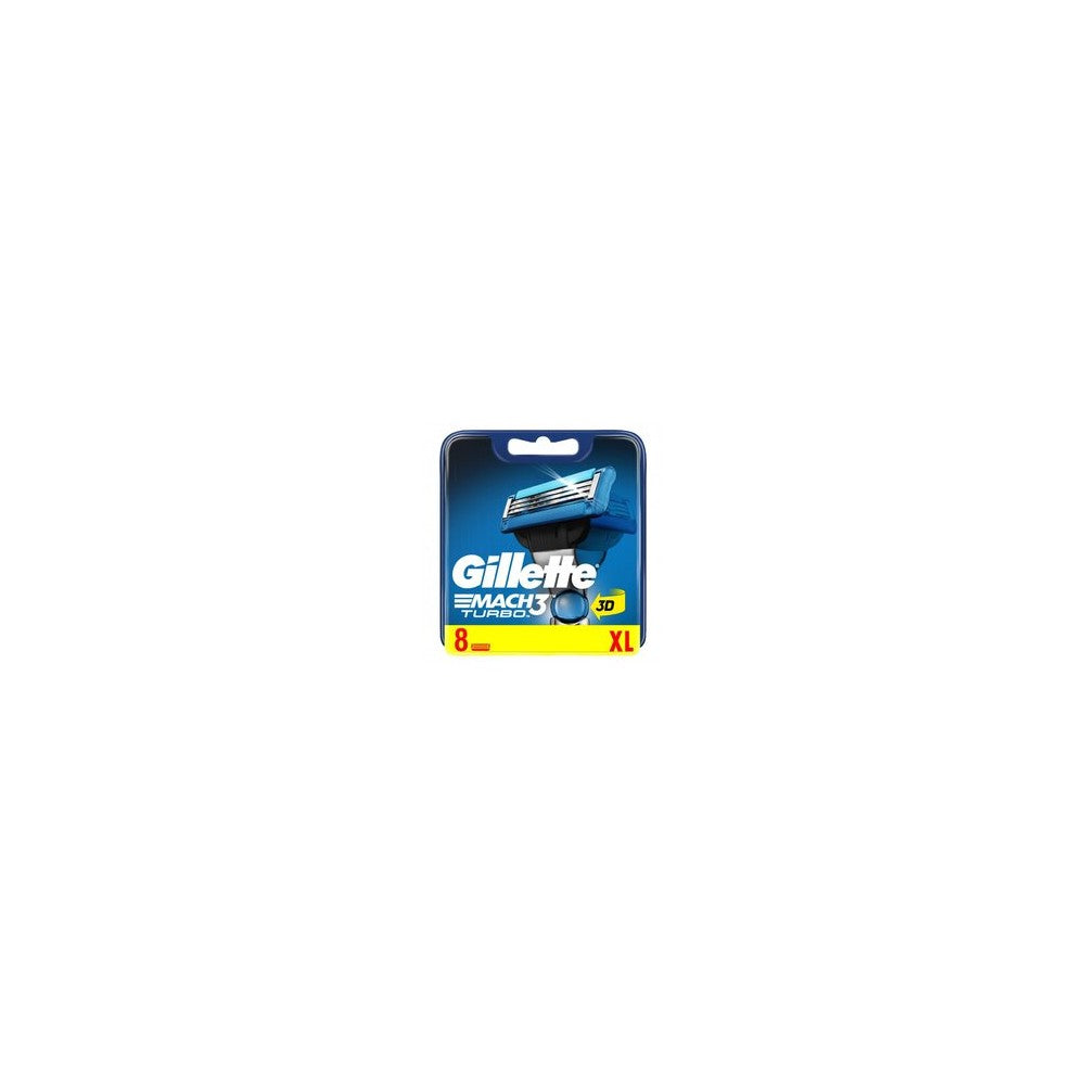 Gillette Mach 3 Turbo - Vaihtoteräpakkaus, jossa 4 kappaletta