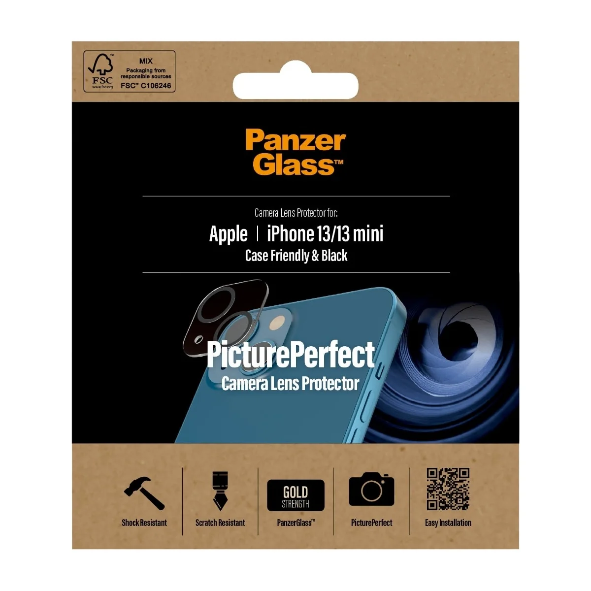 PanzerGlass iPhone 13/13 Mini kameran suoja