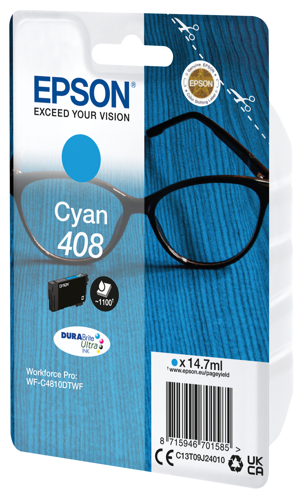 Epson Muste, Syaani, 408 – Wf-c4810