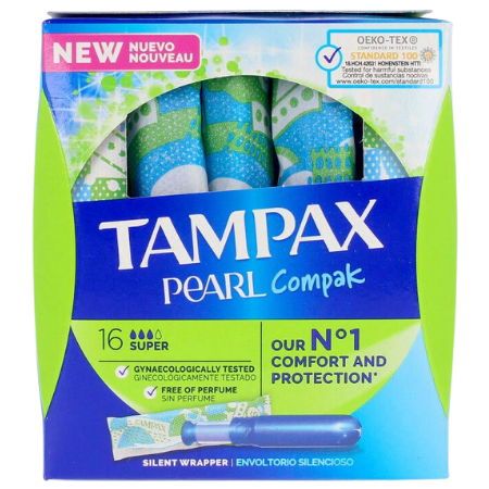 Tampax Pearl Compak Plus tamponit - 16 kpl