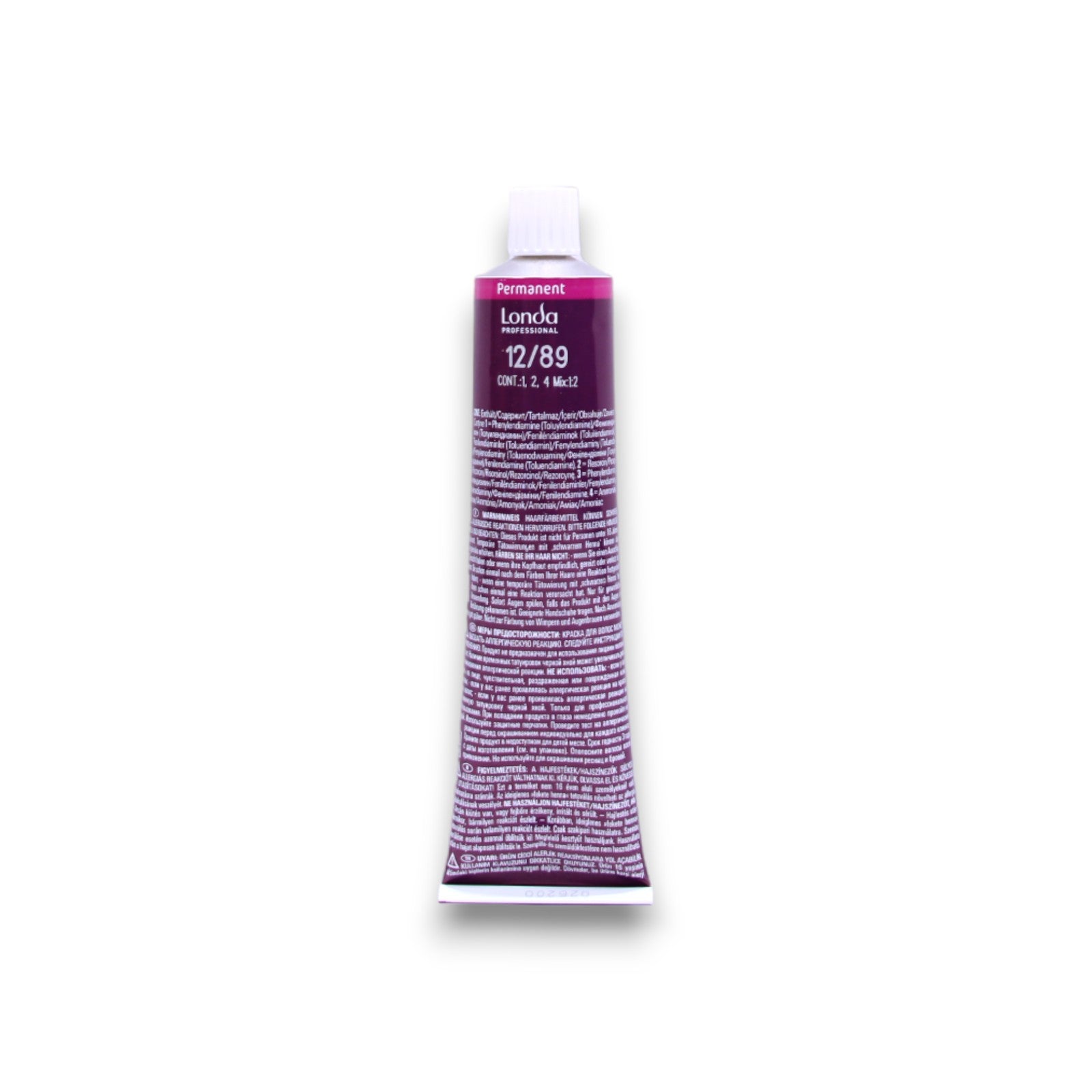 Hiusväri Londa Väri 60ml 12/89 Erityinen Tuhkainen Grafiitinvaalea