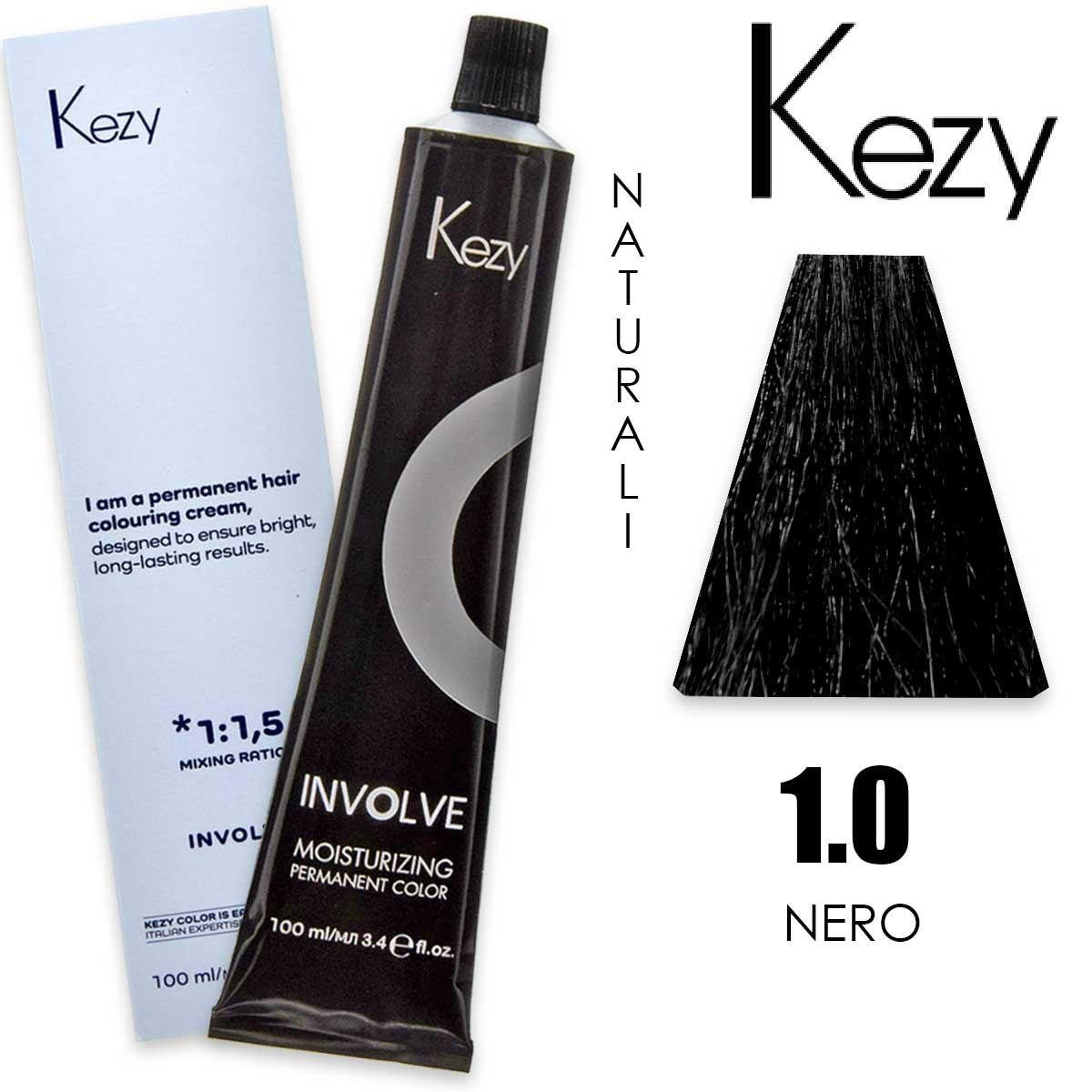 Kezy Involve Color 100 Ml Musta 1.0