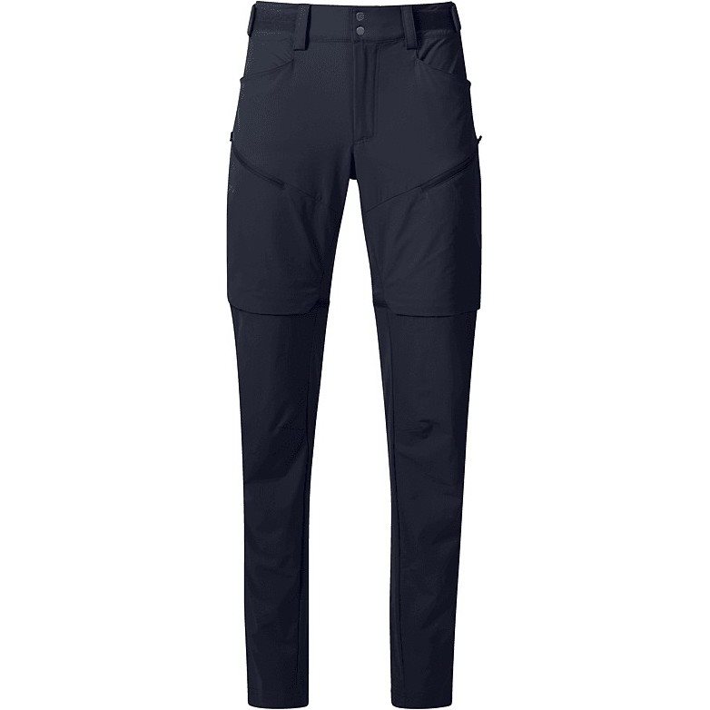 Bergans Convertible Zip-Off Softshell Pants Women Navy Blue - 38