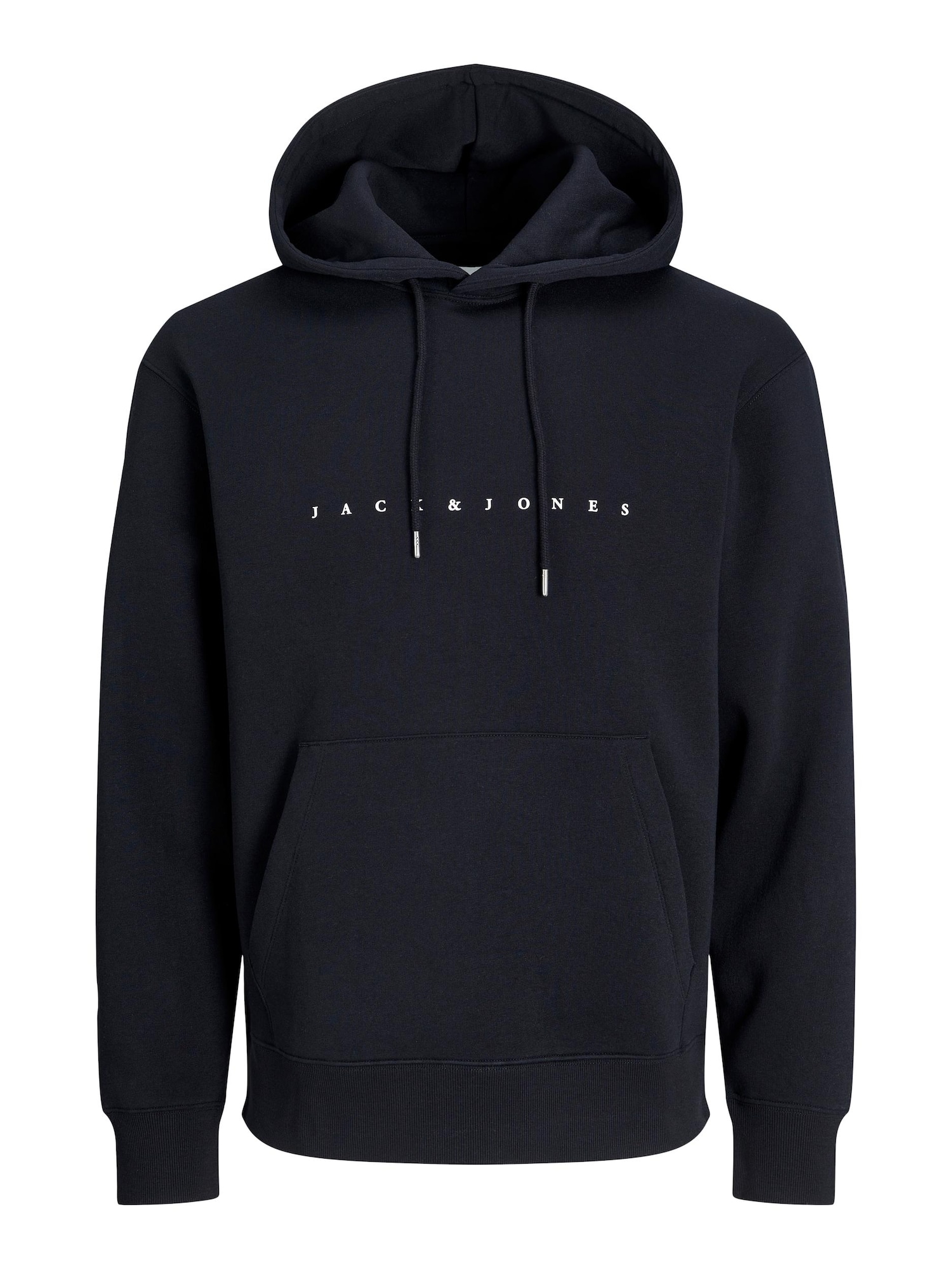 JACK & JONES Collegepaita 'JJEStar'  musta / valkoinen