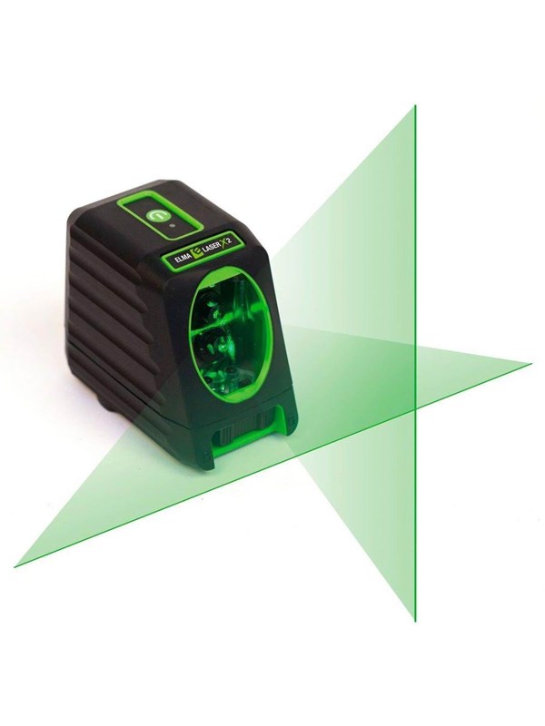 ELMA INSTRUMENTS Elma Laser x2, vihreä ristilaser lisänäkyvyyttä varten