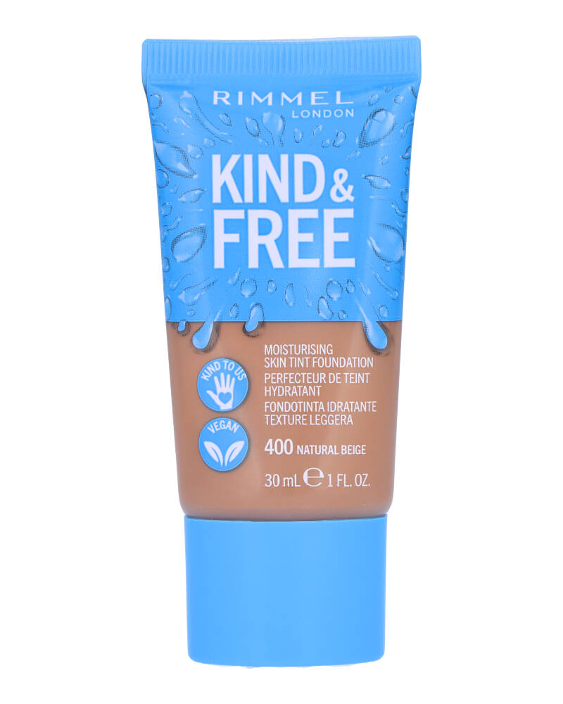 Rimmel Kind & Free Skin Tint Moisturizing Foundation Natural Beige 400