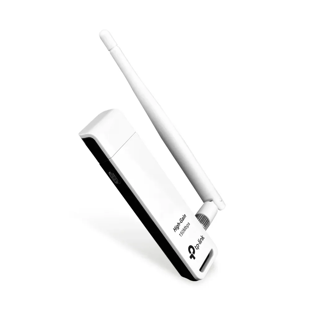 TP-Link TL-WN722N - Langaton USB-sovitin, Musta, Valkoinen
