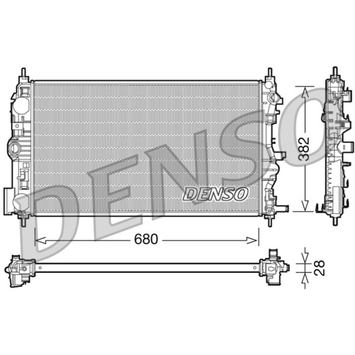 Lauhdutin, ilmastointilaite DENSO DCN06006