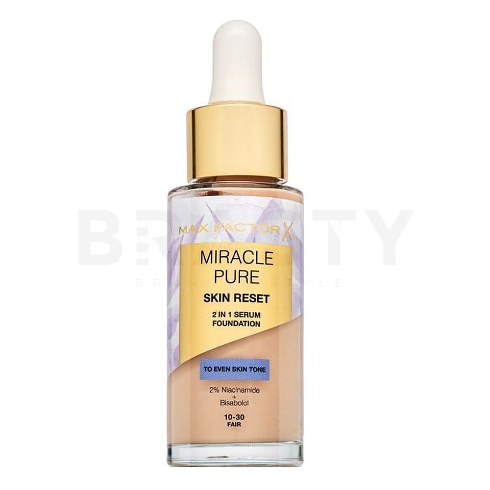 Max Factor Miracle Pure 2In1 Skin Reset Pipettipullo Nestemäinen 10-30 - Fair