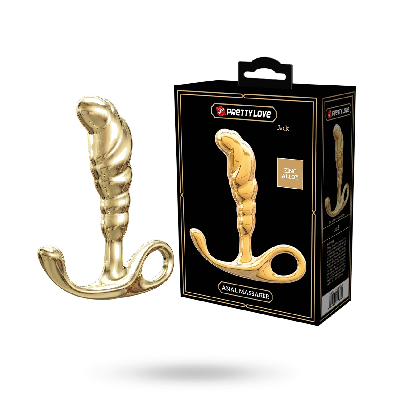 Pretty Love Jack Metal Prostate Massager Eturauhaskiihottimet