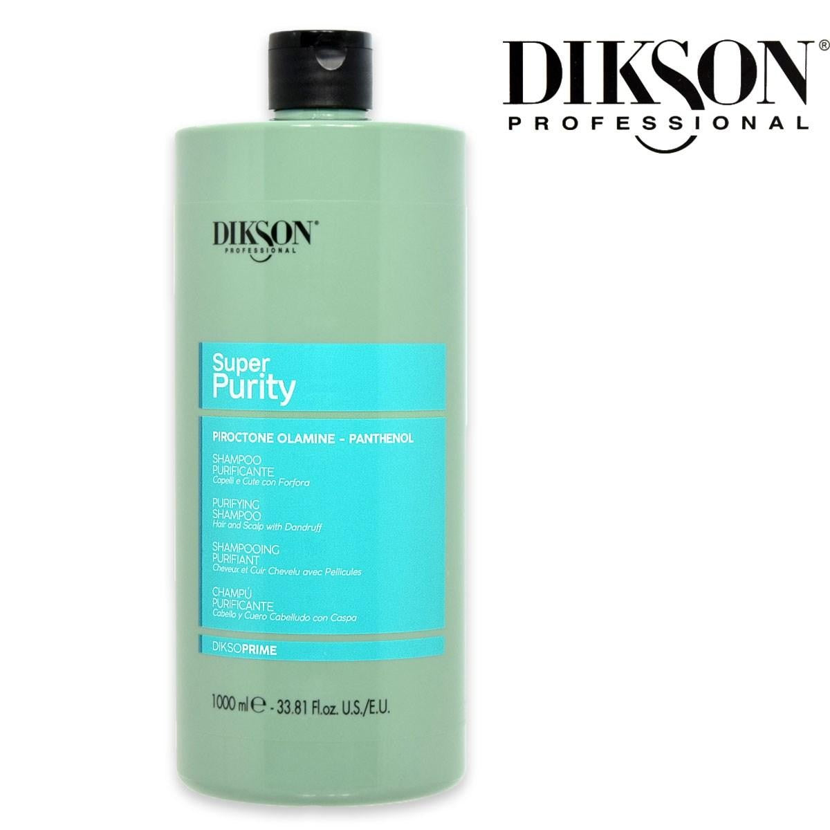 Dikson prime superpuhdas shampoo hiuksille ja päänahalle hilseen kanssa 1000 ml