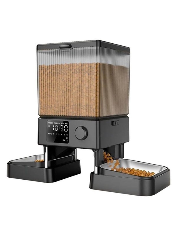 Oneisall Dual Automatic Pet Food Dispenser