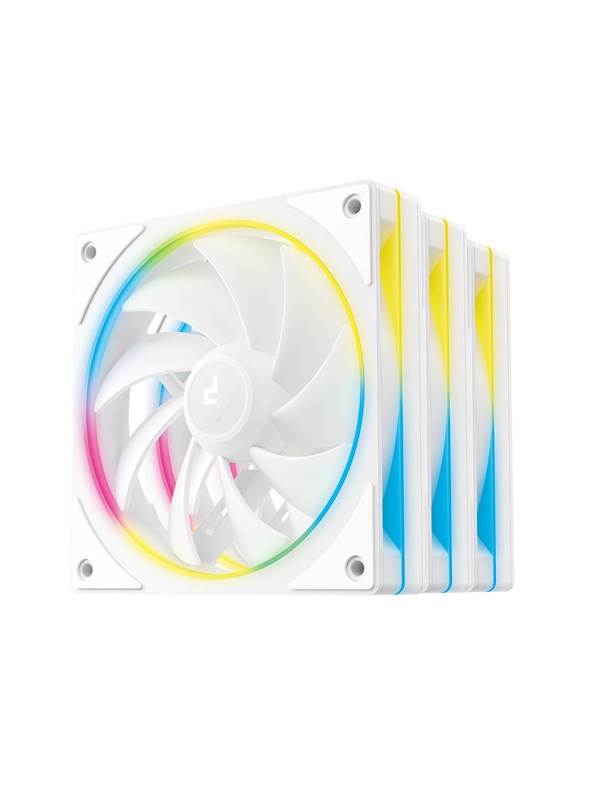 DeepCool FL12 SE 3 kappaleen pakkaus 120 mm ARGB PWM -kotelotuuletin - Valkoinen