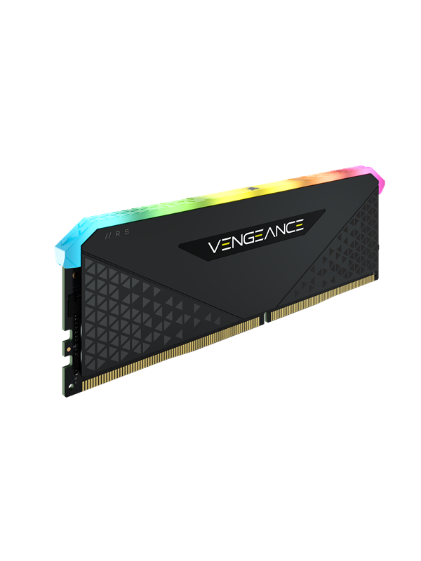 Corsair Vengeance RGB RS DDR4-3200 - 16GB - CL16 - Single Channel (1 pcs) - AMD Optimized - Musta RGB
