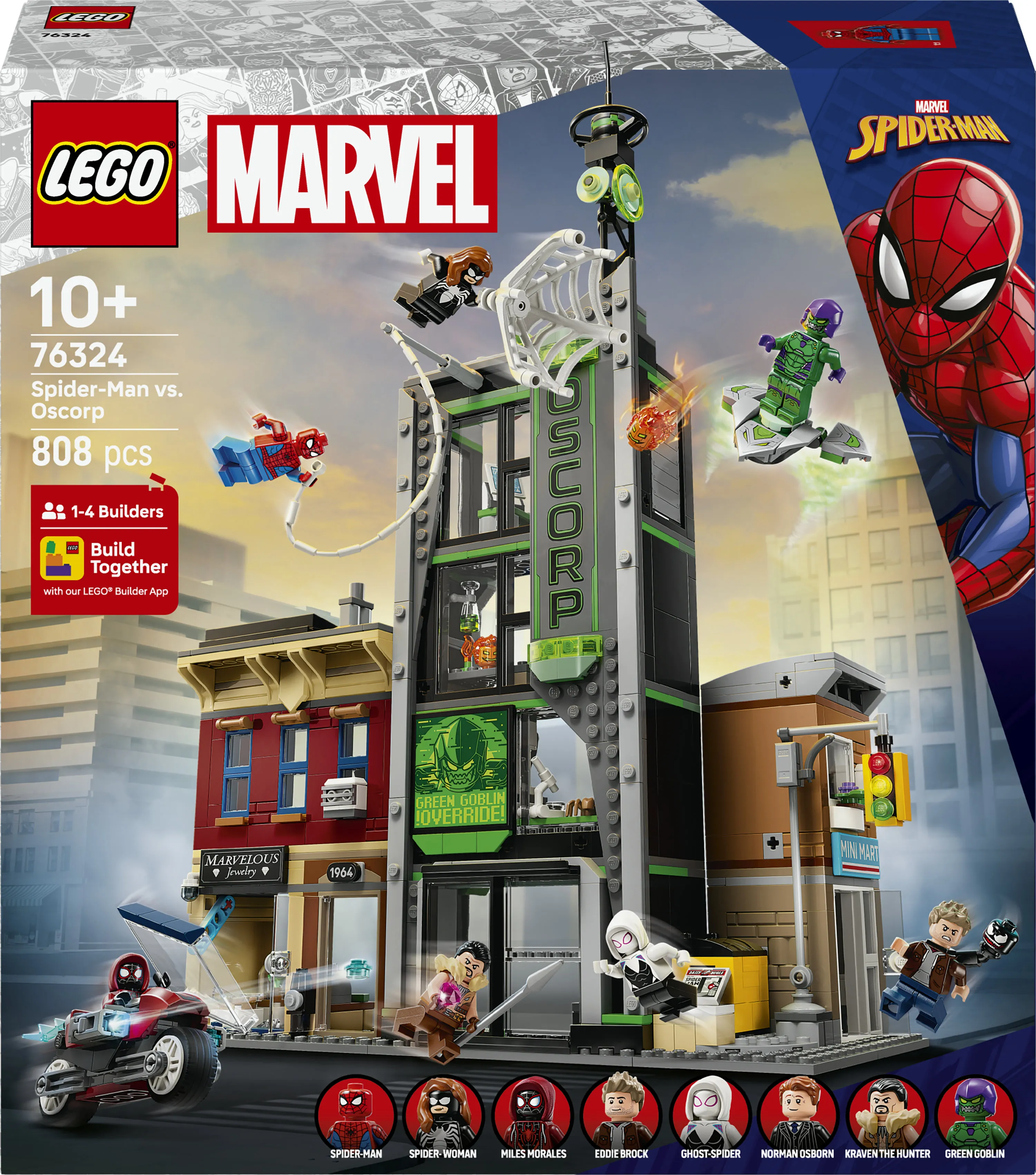LEGO Super Heroes 76324 Spider-Man vastaan Oscorp