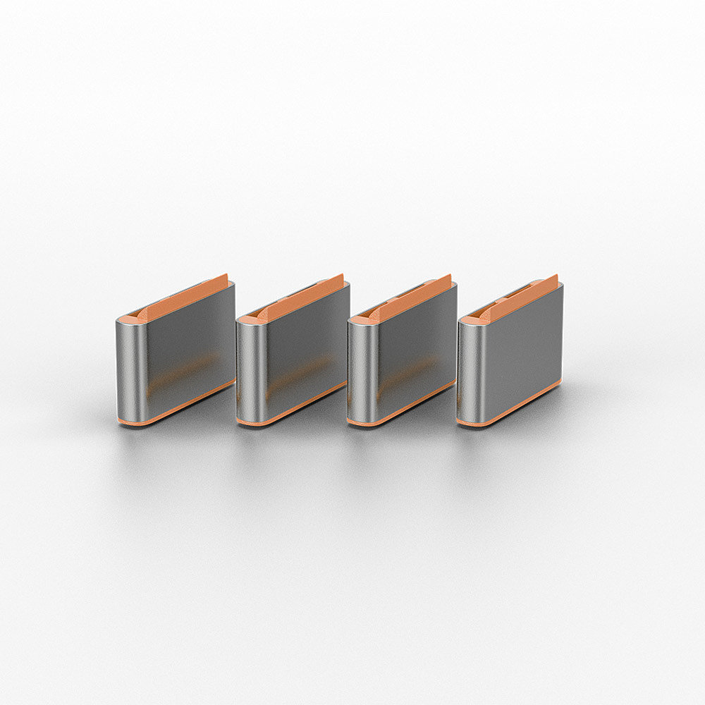 Lindy Port Blocker Usb-c Orange 10-pack Without Key