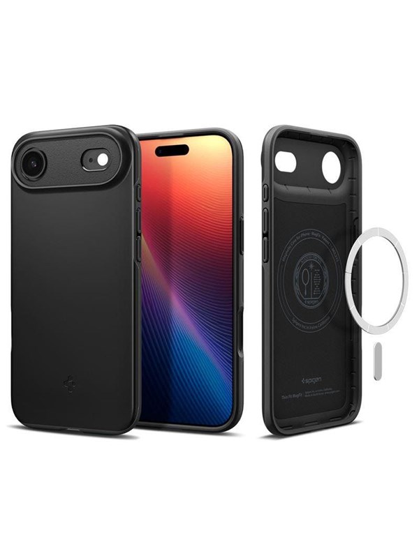 Spigen ACS10306, Suojus, Apple, iPhone Air, 16,5 cm (6.5), musta