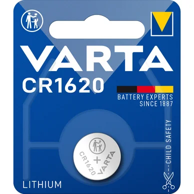 Varta Varta CR1620 litium-nappiparisto - 1 kpl 6620101401 Vastaa: N/A