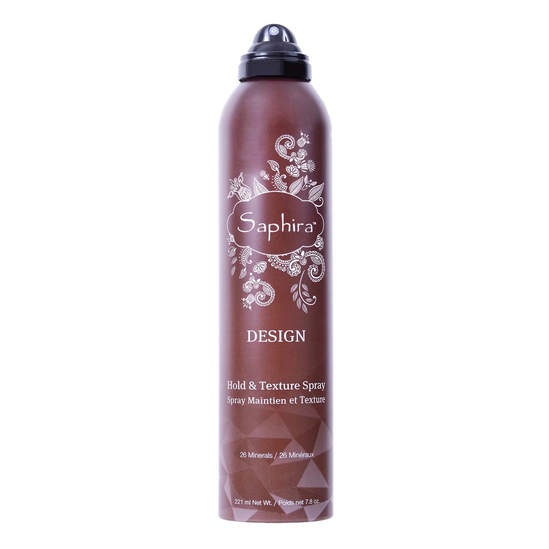 Saphira Design-hiuslakka pitoon ja rakenteeseen 221ml