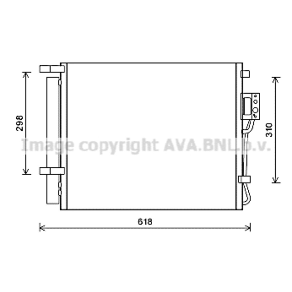 Lauhdutin, ilmastointilaite AVA COOLING SYSTEMS HY5310D