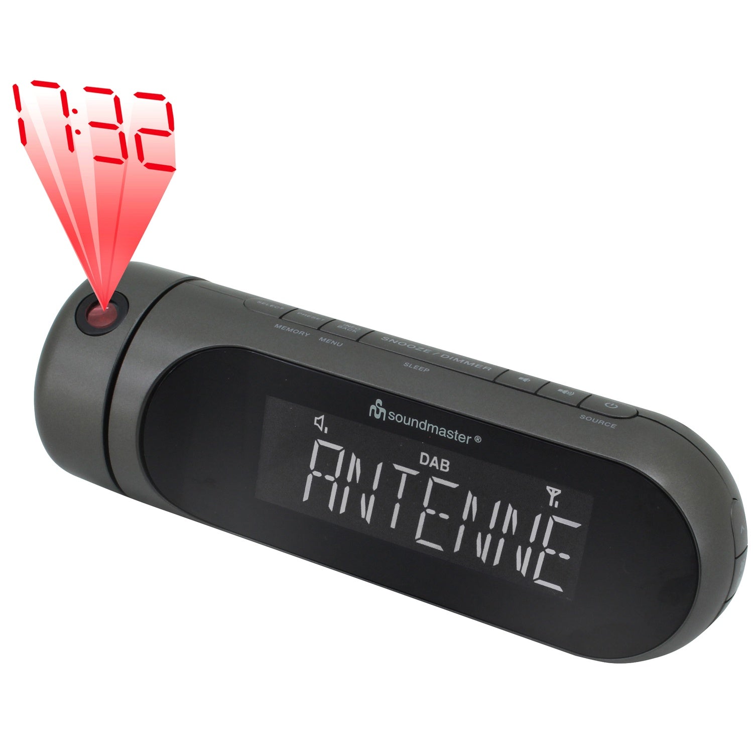Soundmaster DAB+/FM-RDS Klockradio med pro