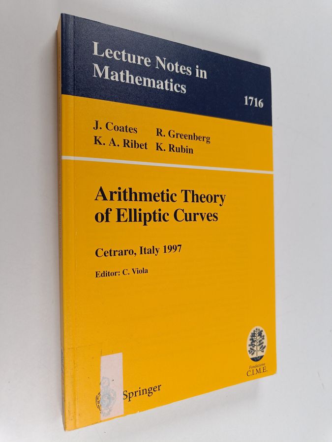 Arithmetic Theory of Elliptic Curves