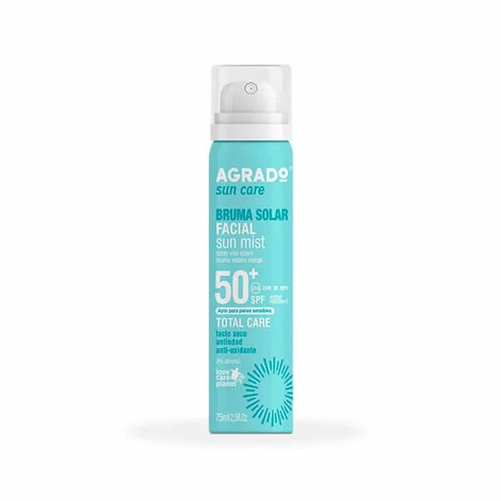 Agrado aurinkosuojasuihke kasvoille SPF 50+ 75 ml