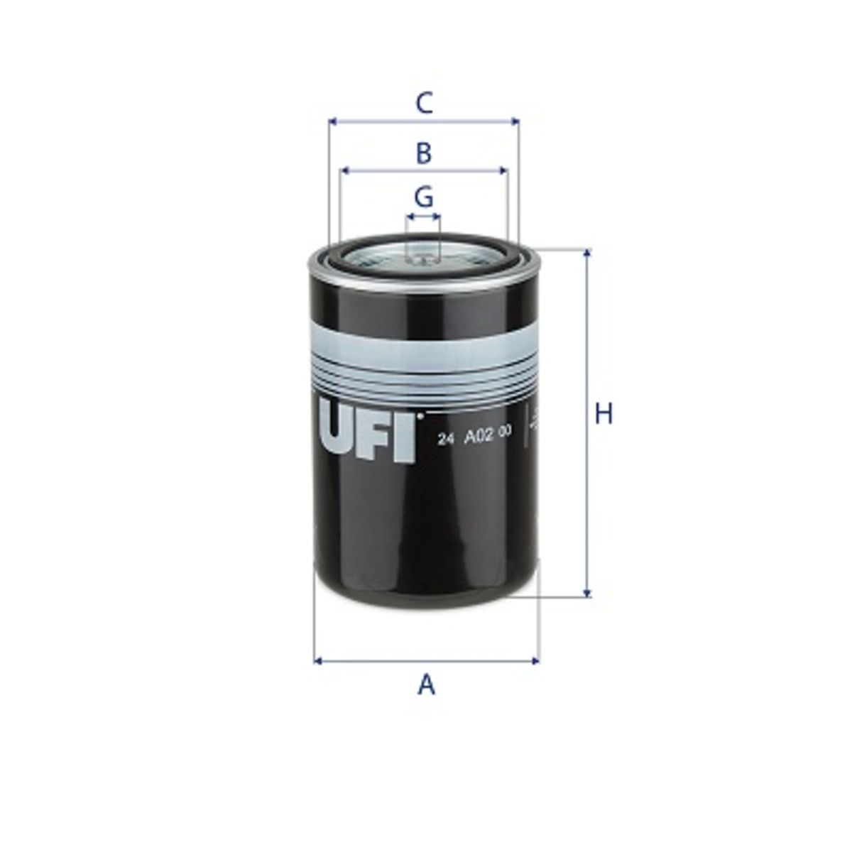 Polttoainesuodatin UFI 24.A02.00