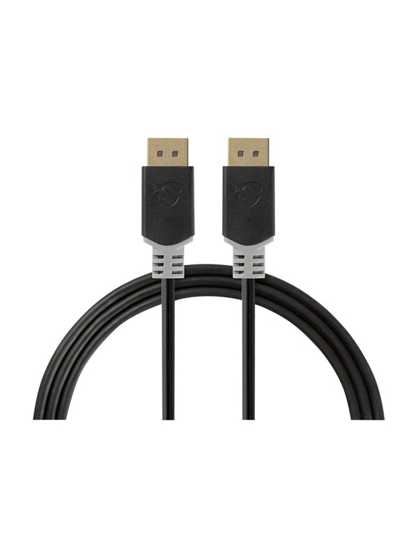 Nedis DisplayPort kaapeli | DisplayPort uros | DisplayPort uros | 8K@60Hz | Kullattu | 3.00 m | Pyöreä | PVC | Antrasiitti | Laatikko