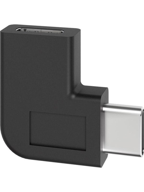 Goobay Adapter USB-CTM till USB-CTM 90°, svart USB-CTM uttag > USB-CTM plugg