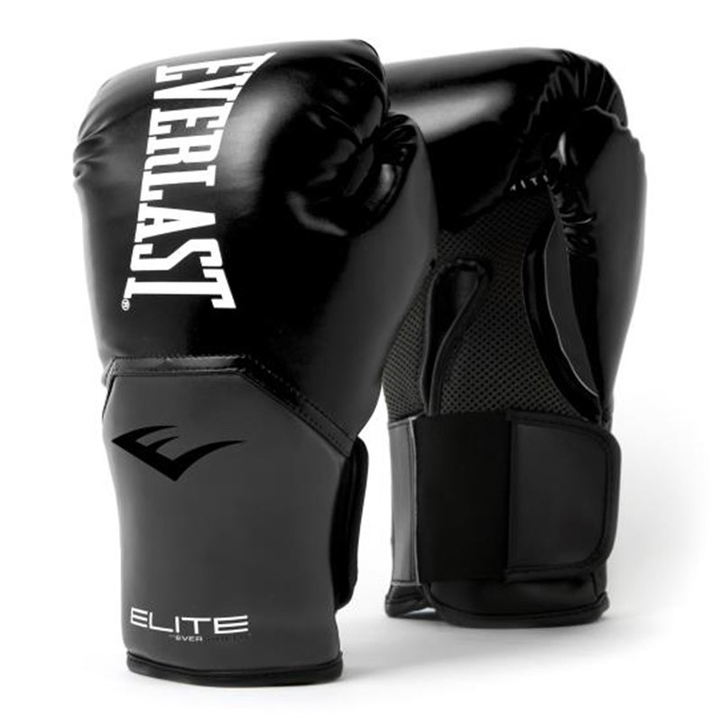 Everlast Pro Style Elite Nyrkkeilyhanskat (musta/harmaa) - 14oz
