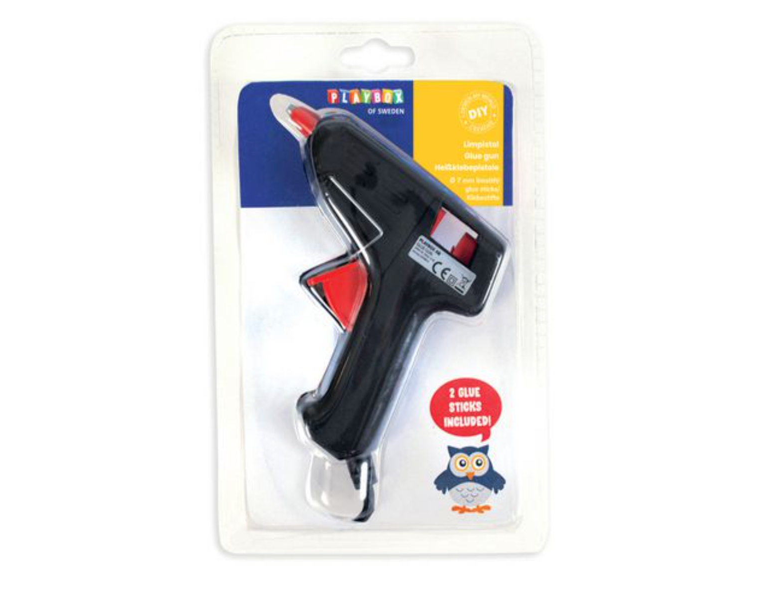Colorations - Transparent Hot Melt Glue Sticks - 7x 100 mm 50 pcs.