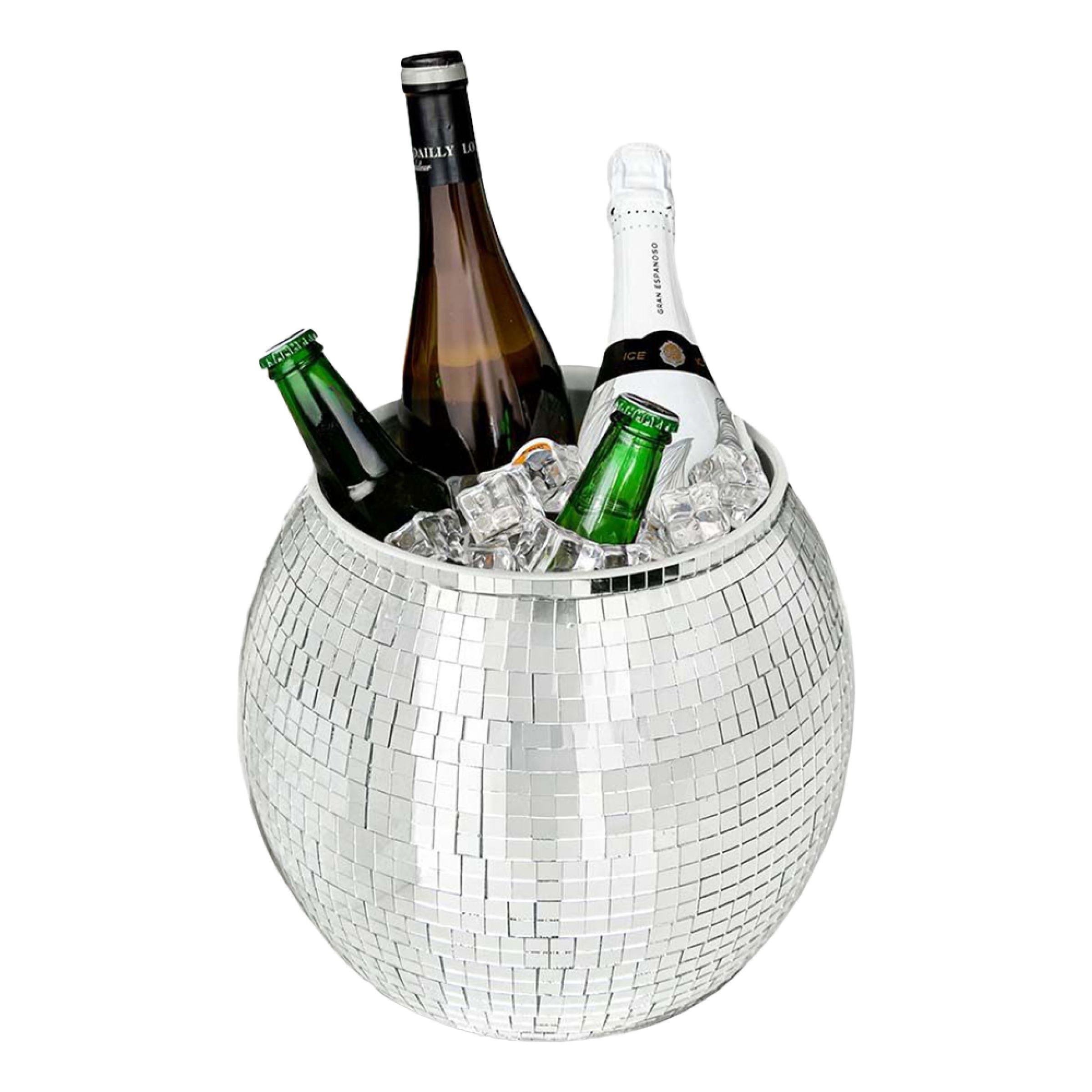 Mikamax Disco Ball Ice Bucket - A Shimmering Party Essential