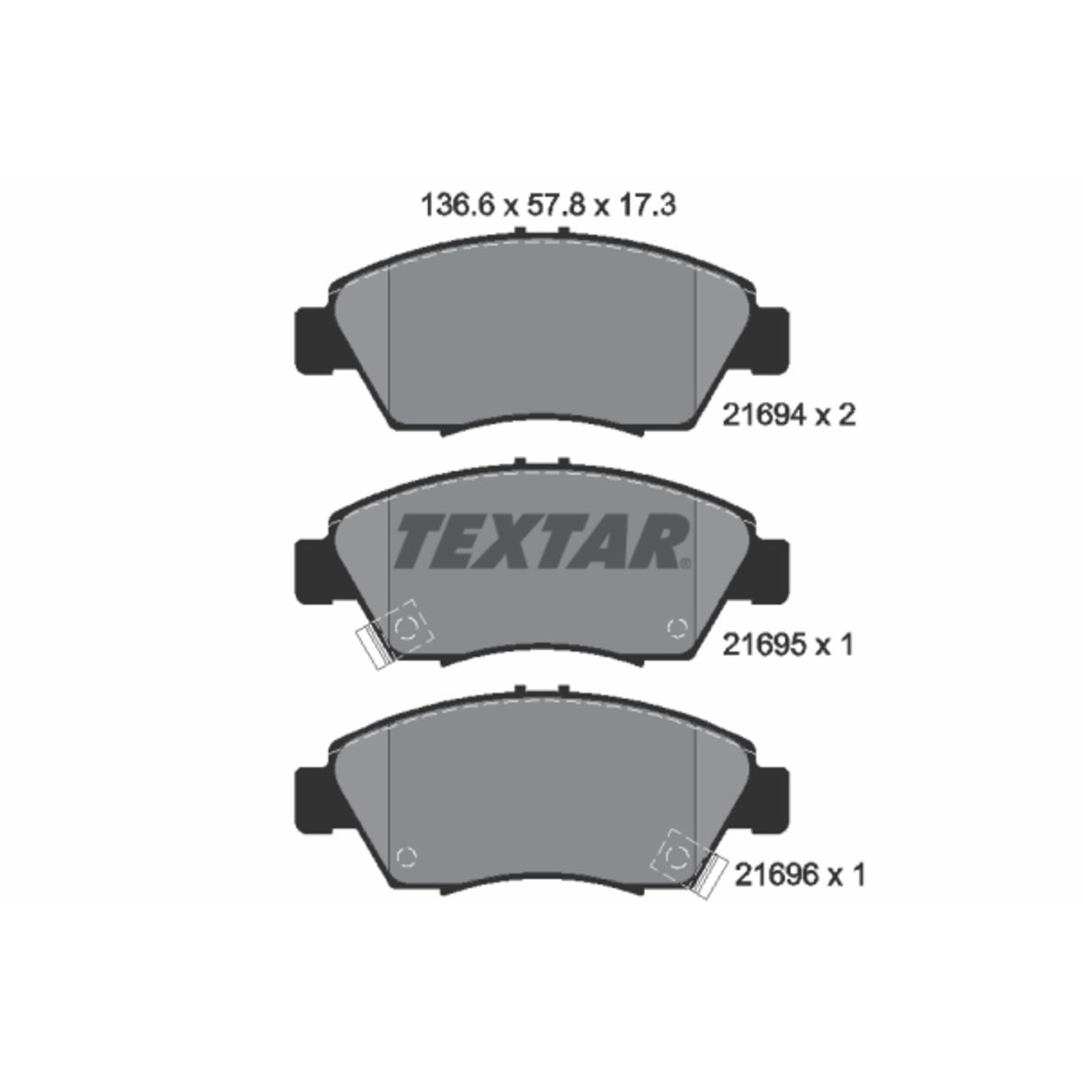 Jarrupalat, levyjarru TEXTAR 2169401