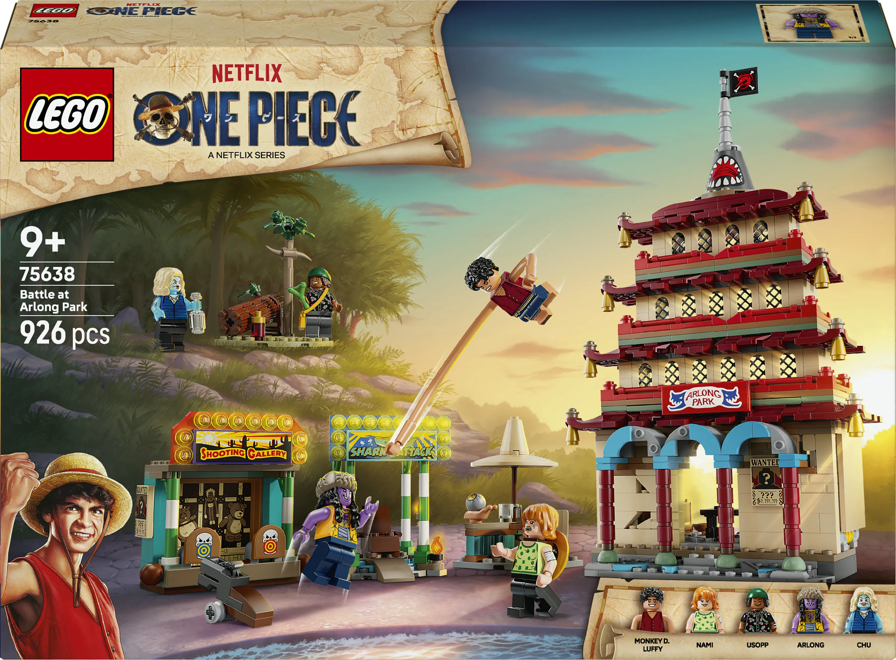 LEGO ONE PIECE 75638 Taistelu Arlong Parkissa