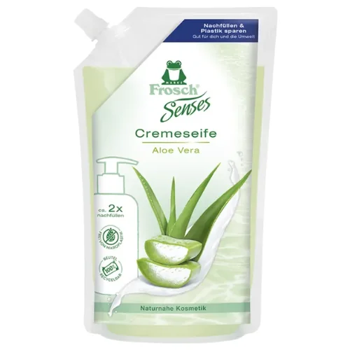 Frosch Senses Aloe Vera Kermakäsisaippua Täyttöpakkaus – 500 ml