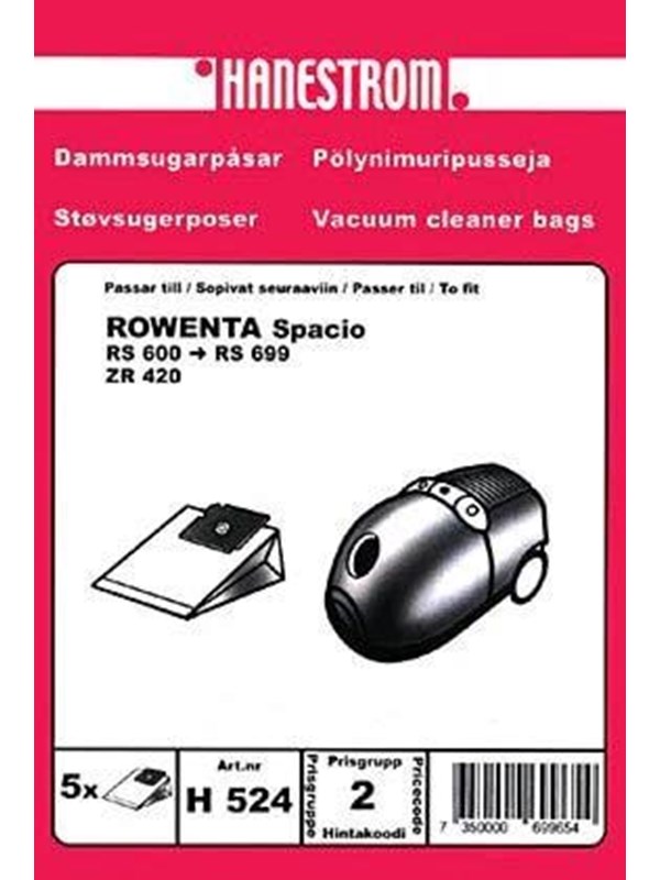 Haneström Pölypussit, paperi, 5kpl. DU12088 Vastaa: N/A